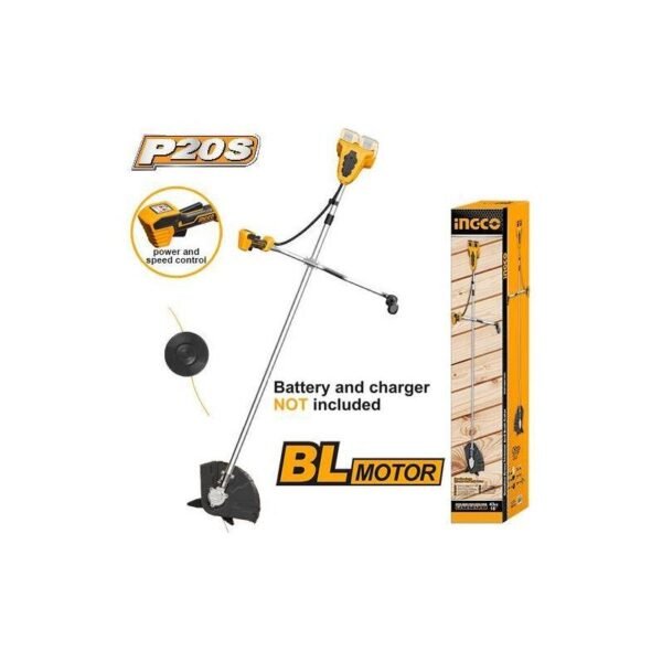 Tondeuse à gazon/coupe-bordures sans fil à moteur sans balais CSTLI20018