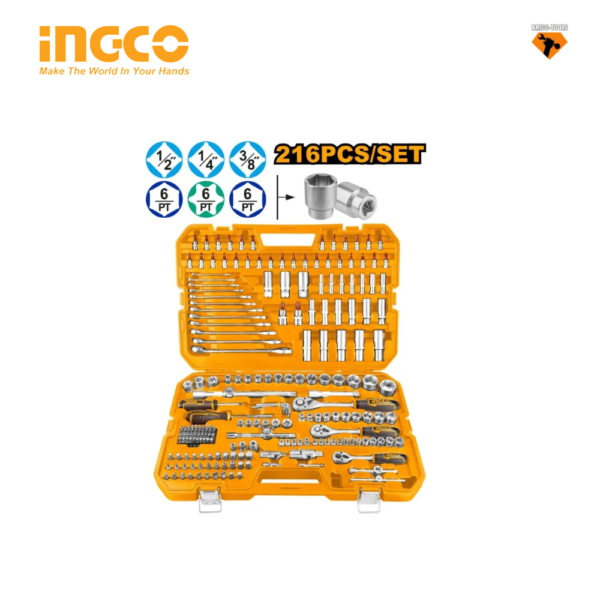 216 PCS COMBINATION TOOLS SET INGCO HKTHP22161