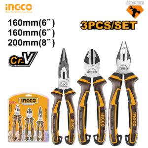 3 PINCES INGCO HKPS08318