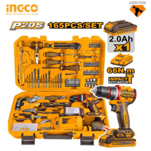 COFFRE 165PCS VISSEUSE 20V INGCO HKTHP11651