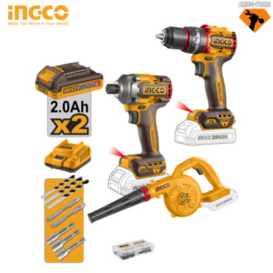 3PCS COMBO KIT INGCO COSLI250182