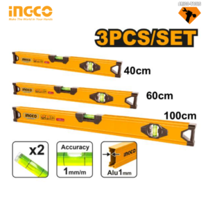 3 PIECES SPIRIT LEVEL SET HSL10403