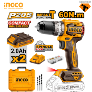 VISSEUSE 20V BRUSHLESS 60N.M INGCO CDLI20602
