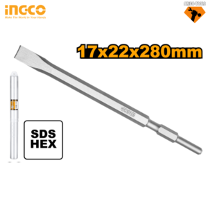 BURIN HEXAGONAL SDS HEX 17 X 280 MM PLAT INGCO DBC0522801