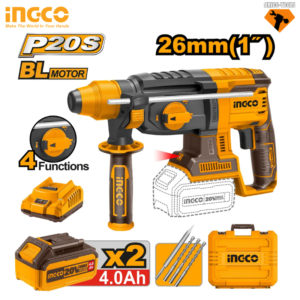 MARTEAU PERFORATEUR 20V 4AH INGCO CRHLI202682