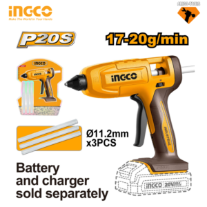 PISTOLET A COLLE 20V INGCO CGGLI2003