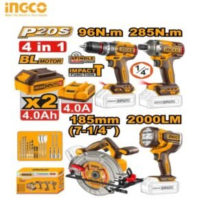 CORDLESS 4 PCS COMBO KIT COSLI241297