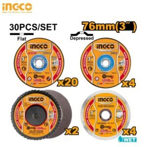 MINI DISQUE INGCO 30PCS MCD07630