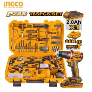 COFFRE 165PCS VISSEUSE 20V INGCO HKTHP11651