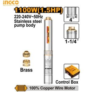POMPE IMMERGÉE DE PUITS PROFOND DE 4" 110W/1.5HP INGCO DWP1100621