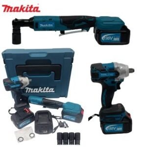 PACK 2 CLE A CHOC MAKITA 300N.M AVEC 2 BATTERIES 198V MMT11-12