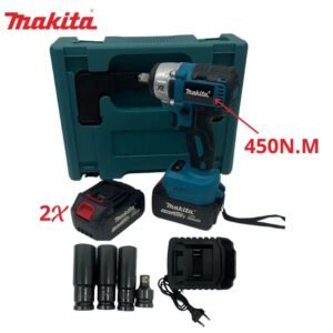 CLÉ À CHOC MAKITA 450 N.M AVEC DEUX BATTERIES MMT10-5