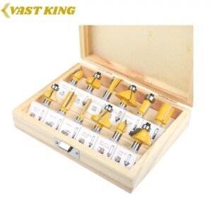 COFFRET DE MÈCHES DE TOUPIE DE TOUPIE POUR DÉFONCEUSE VAST KING 8MM MMT11-16