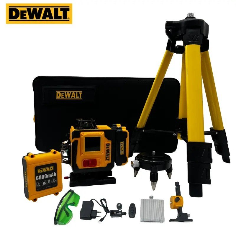 NIVEAU LASER DEWALT 16L - KIT COMPLET AVEC SAC ET 2 BATTERIES MMT5-2