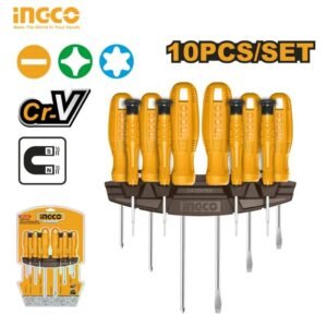 INGCO 10 PCS SCREWDRIVER AND PRECISION SCREWDRIVER SET HKSD1058