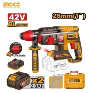 BRUSHLESS HAMMER DRILL 42V INGCO CRHLI422682