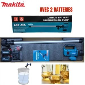 POMPE À HUILE ÉLECTRIQUE 220V MAKITA AVEC 2 BATTERIES SH31-9