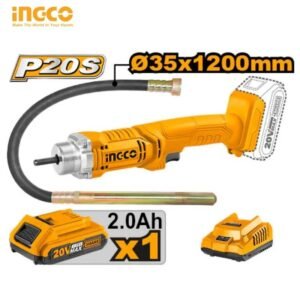 VIBREUR À BÉTON SANS FIL 20V INGCO CCVLI2023011