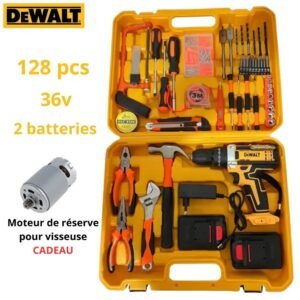 COFFRE VISSEUSE 36V 128PCS DEWALT