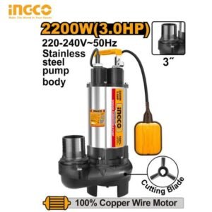 POMPE A VIDE CAVE 3HP 2200W INGCO SPDB220068