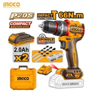 VISSEUSE 20V 2 BATTERIE BRUSHLESS 66N.M CIDLI20668