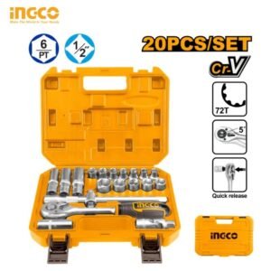 JEU DE DOUILLES 20PCS INGCO HKTS12201