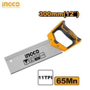 SCIE À DOS 12 POUCES 11TPI AVEC PROTECTEUR DE DENTS HMBSB3008