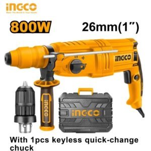 MARTEAU 800W DOUBLE MANDRAIN INGCO RGH9028-2