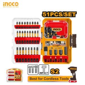 ENSEMBLE DE 51 EMBOUTS DE TOURNEVIS À PERCUSSION AKDL25106