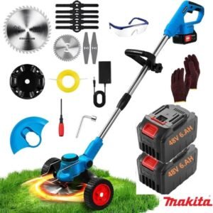 DÉBROUSSAILLEUSE ÉLECTRIQUE À LAME MÉTALLIQUE 48V MAKITA