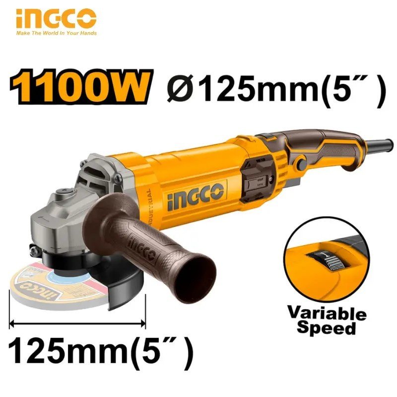 MEULE A DISQUE INGCO 1100W AVEC VARIATEUR AG1100385