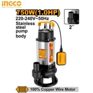 POMPE A VIDE CAVE 1HP INOX INGCO SPDS75068