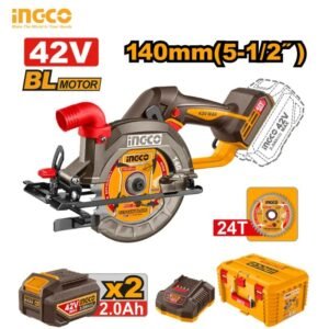 SCIE CIRCULAIRE SANS FIL 42V – 140 MM INGCO CSLI4214012