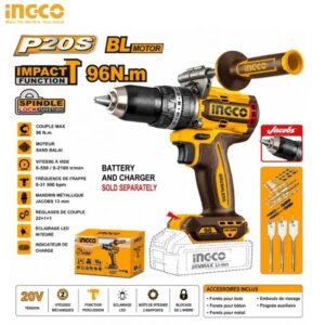 VISSEUSE À PERCUSSION SANS FIL 96N.M SANS BATTERIE ET SANS CHARGEUR CIDLI209685
