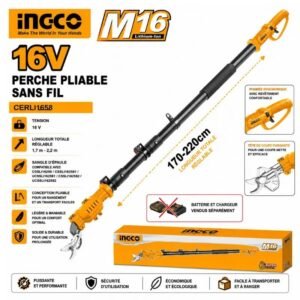 PERCHE INGCO 16V PLIABLE – CERLI1658