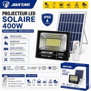 PROJECTEUR LED SOLAIRE 400W