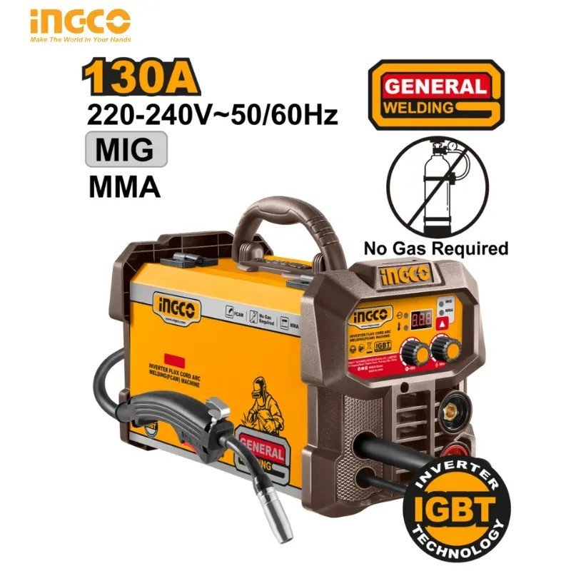 POSTE 130A INGCO 2 IN 1 MMA+MIG ING-FC13018