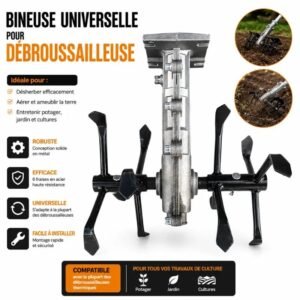BINEUSE UNIVERSELLE POUR DÉBROUSSAILLEUSE