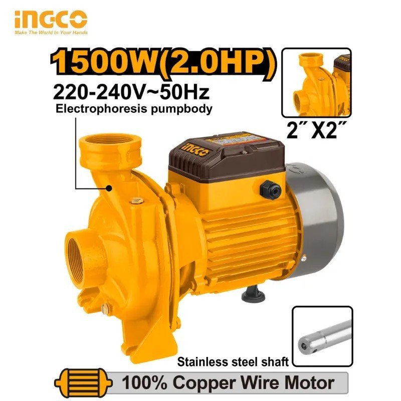 POMPE A EAU 2HP 1500W INGCO MHF150068